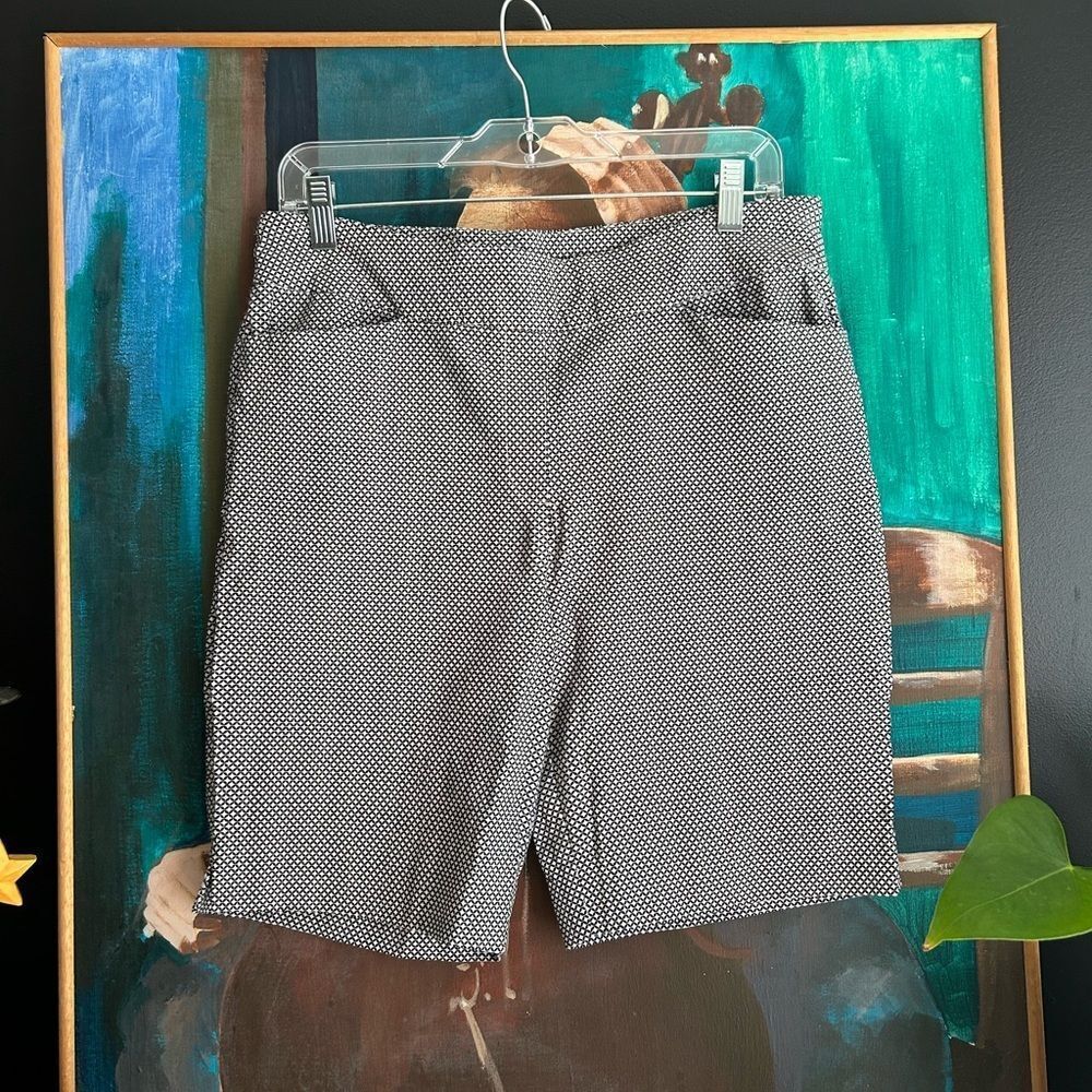 Hilary Radley Monochrome Geometric Bermudas